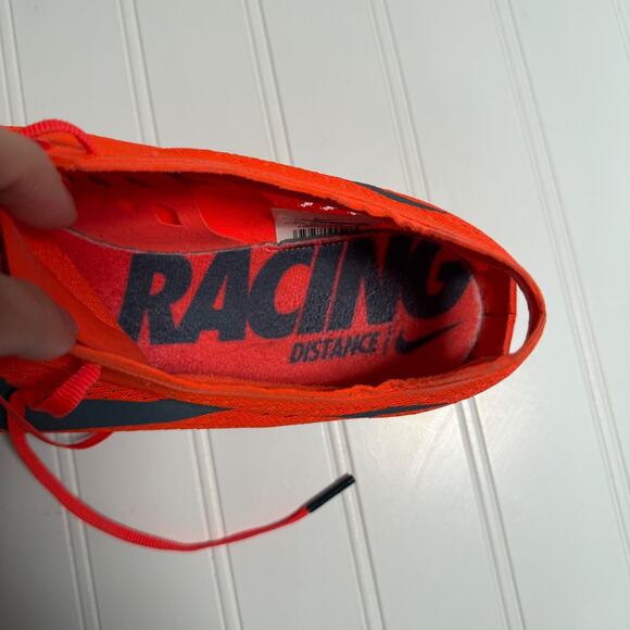 Nike Zoom Victory Elite 2 Men Sz 12 Track Spikes Red Orange Distance 835998-614 - Picture 7 of 7